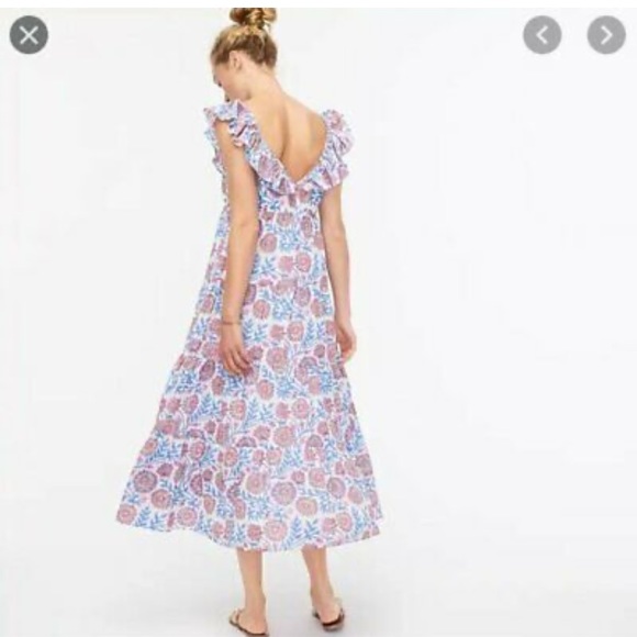 J. Crew floral block print dress - Picture 3 of 6